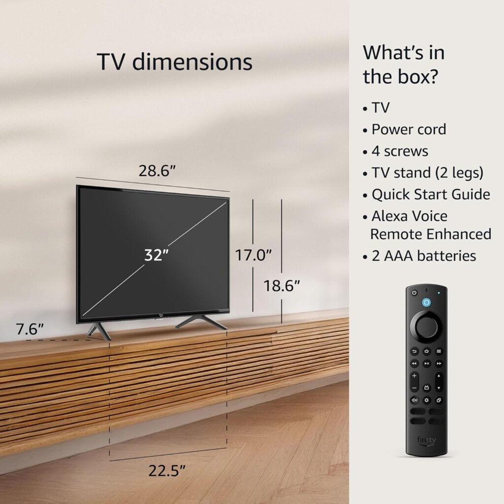 Amazon Fire TV 40 2-Series (newest model), HD smart TV with Fire TV Alexa Voice Remote, stream live TV without cable