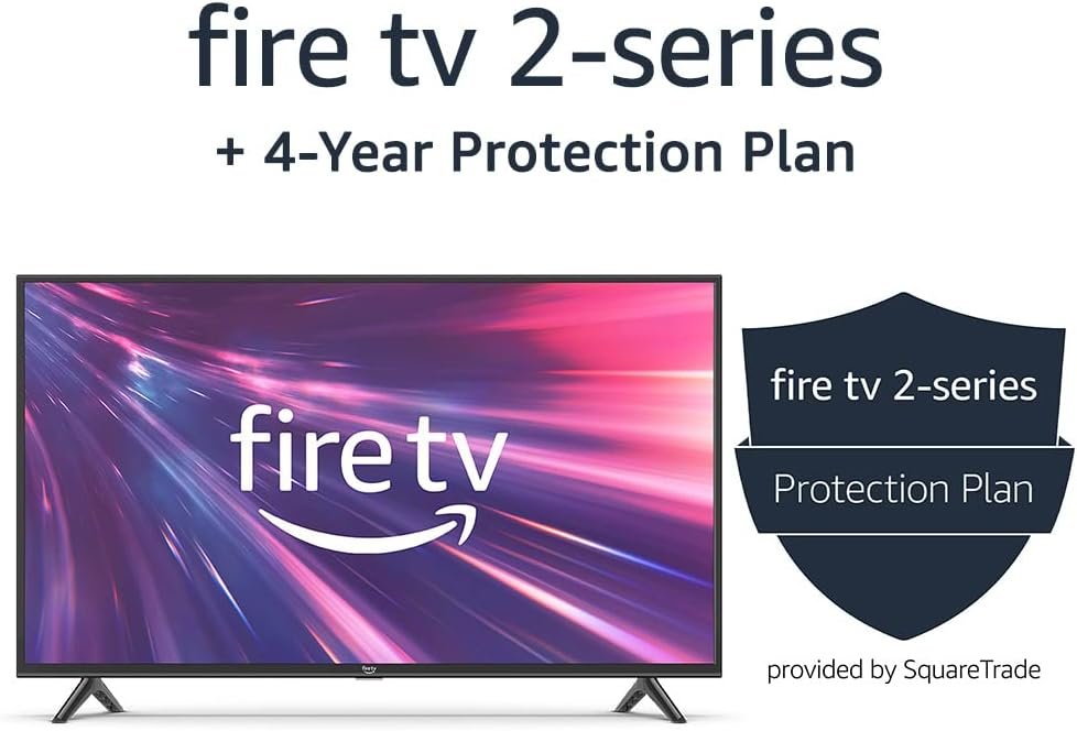Amazon Fire TV 40 2-Series (newest model), HD smart TV with Fire TV Alexa Voice Remote, stream live TV without cable