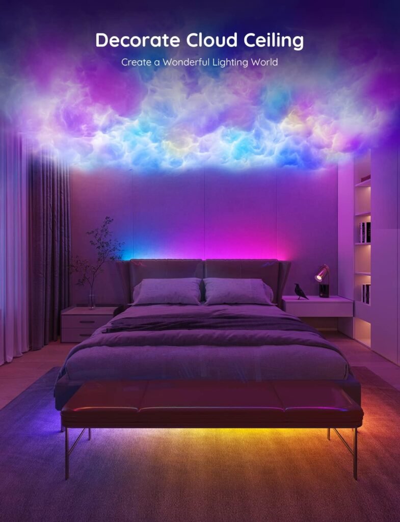 Govee RGBIC LED Strip Lights, Smart LED Lights for Bedroom, Bluetooth LED Lights APP Control, DIY Multiple Colors on One Line, Color Changing LED Strip Lighting Music Sync, Christmas Decor, 16.4ft