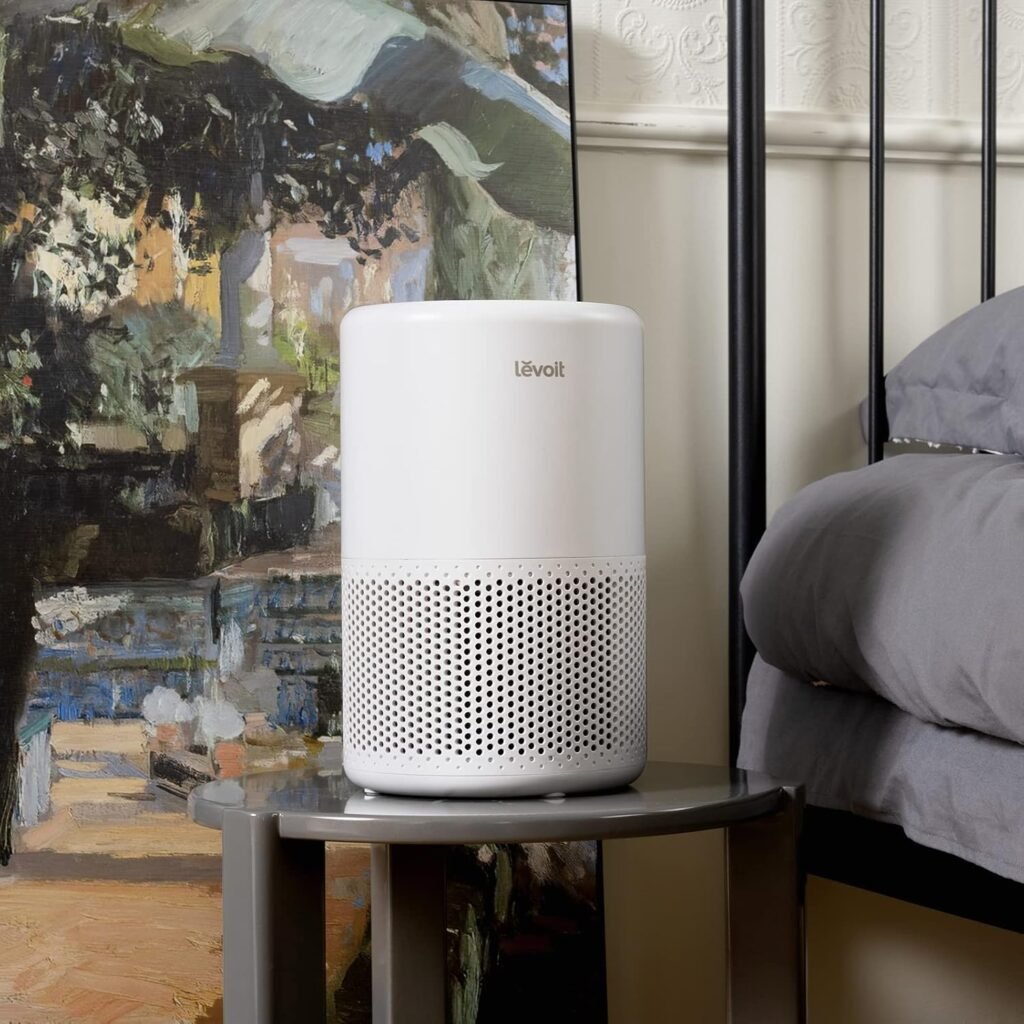 LEVOIT Air Purifier for Home Bedroom, Smart WiFi Alexa Control, Covers up to 916 Sq.Foot, 3 in 1 Filter for Allergies, Pollutants, Smoke, Dust, 24dB Quiet for Bedroom, Core 200S-P, White