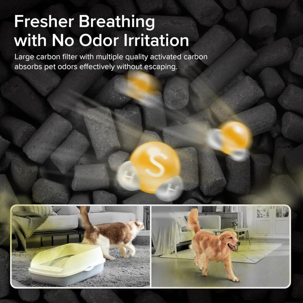LEVOIT Air Purifiers for Home Large Room Bedroom Up to 1110 Ft² with Air Quality and Light Sensors, Smart WiFi, Washable Filters, HEPA Sleep Mode for Pets, Allergies, Dust, Pollen, Vital 100S-P, White