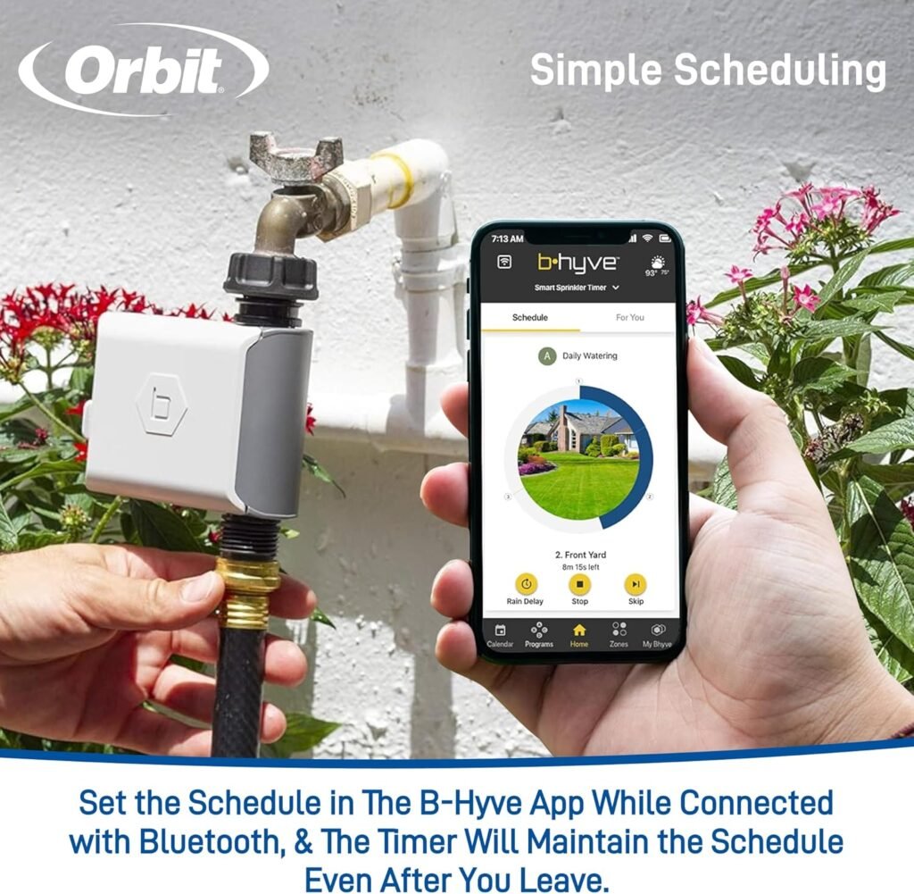 Orbit 21004 B-hyve Smart Hose Watering Timer with Wi-Fi Hub