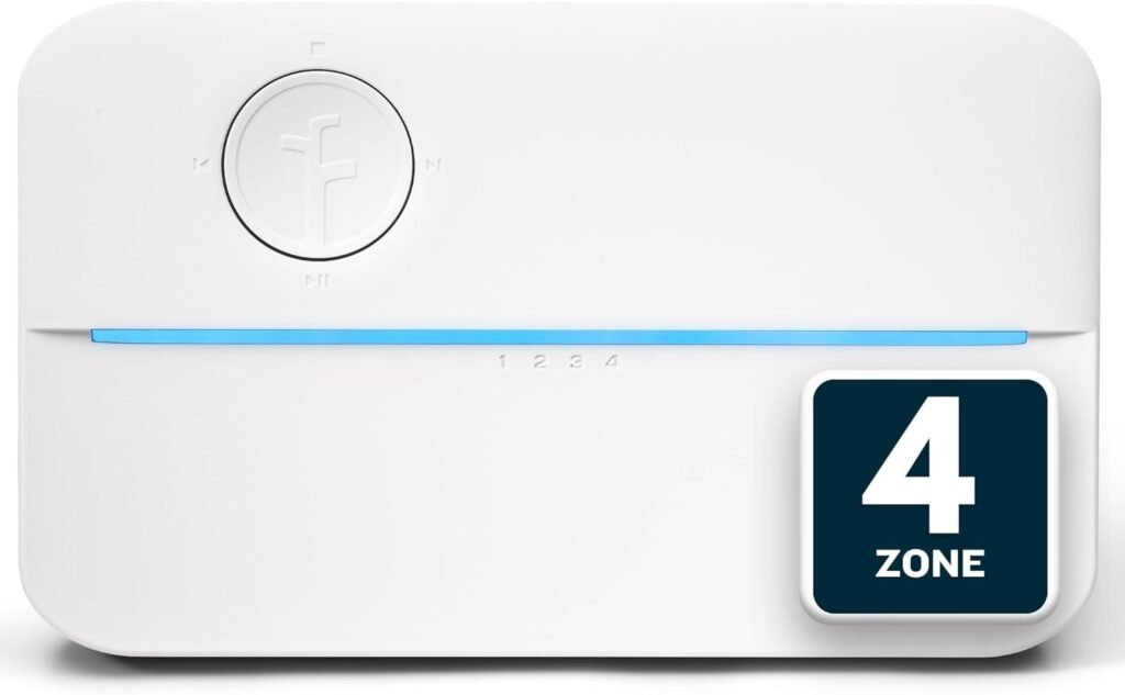 Rachio 3rd Gen: Smart 4-Zone Sprinkler Controller, App Enabled Automated Water Scheduling, Alexa Compatible, DIY Simple  Fast Install