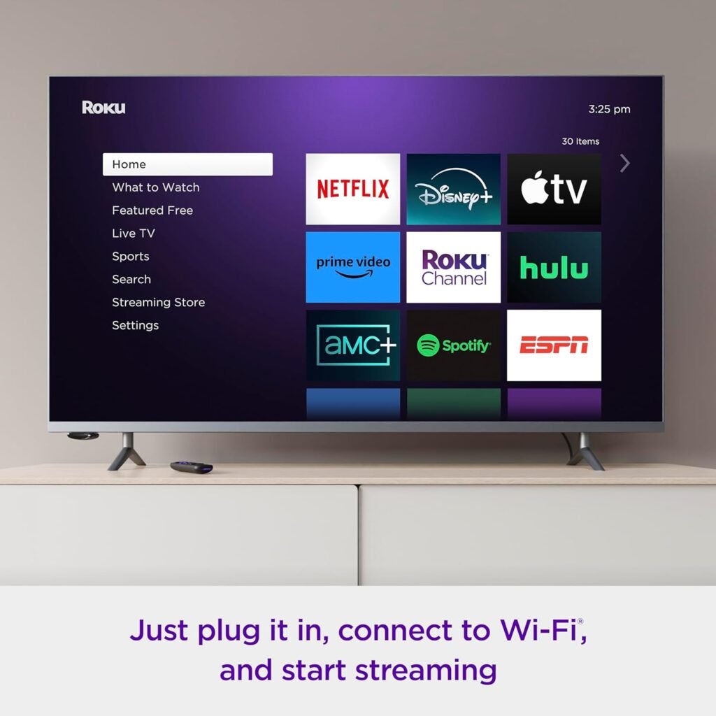 Roku Express | HD Roku Streaming Device with Standard Remote (no TV controls), Free  Live TV