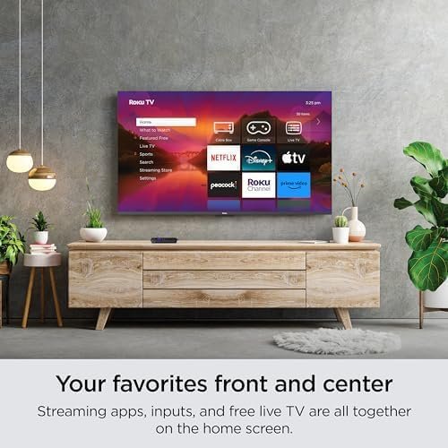 Roku Smart TV – 50-Inch Select Series 4K HDR RokuTV with Roku Enhanced Voice Remote, Brilliant 4K Picture, Automatic Brightness,  Seamless Streaming – Live Local News, Sports, Family Entertainment