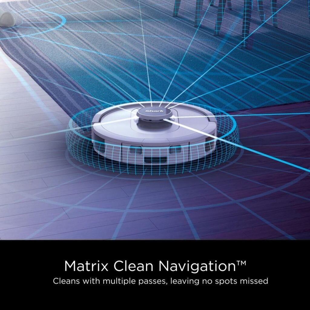 Shark AI Ultra Voice Control Robot Vacuum with Matrix Clean Navigation, Home Mapping, 60-Day Capacity, Self-Empty Base for Homes with Pets, Carpet  Hard Floors (Silver/Black)