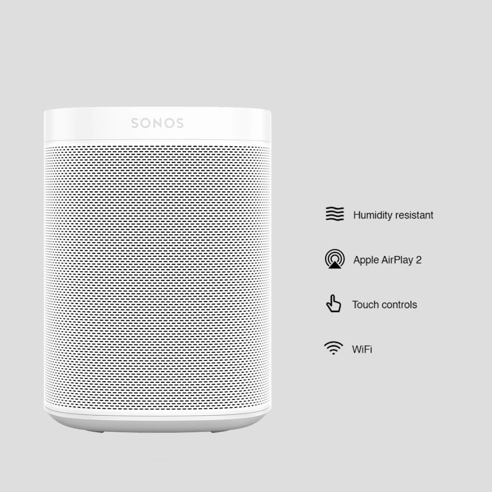 Sonos One SL - Microphone-Free Smart Speaker – Black