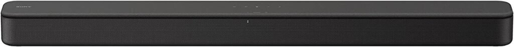 Sony S100F 2.0ch Soundbar with Bass Reflex Speaker, Integrated Tweeter and Bluetooth, (HTS100F), easy setup, compact, home office use with clear sound black