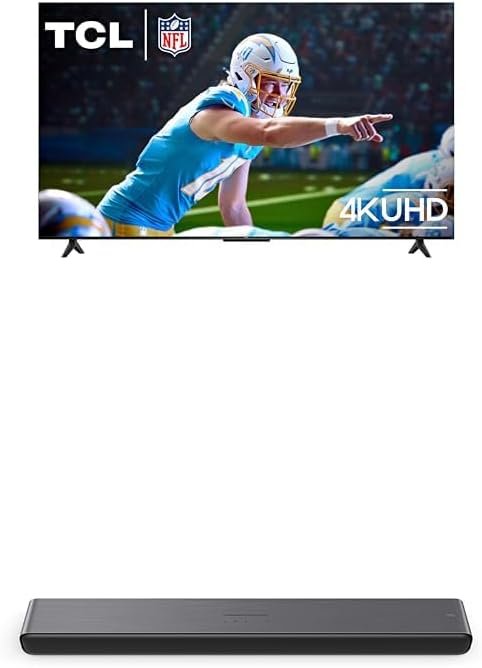 TCL 65-Inch Class S5 UHD 4K LED Smart TV with Fire TV (65S551F, 2024 Model), Dolby Vision, HDR PRO+, Dolby Atmos, Alexa Built-in with Voice Remote, Apple AirPlay 2 Compatibility, Streaming Television