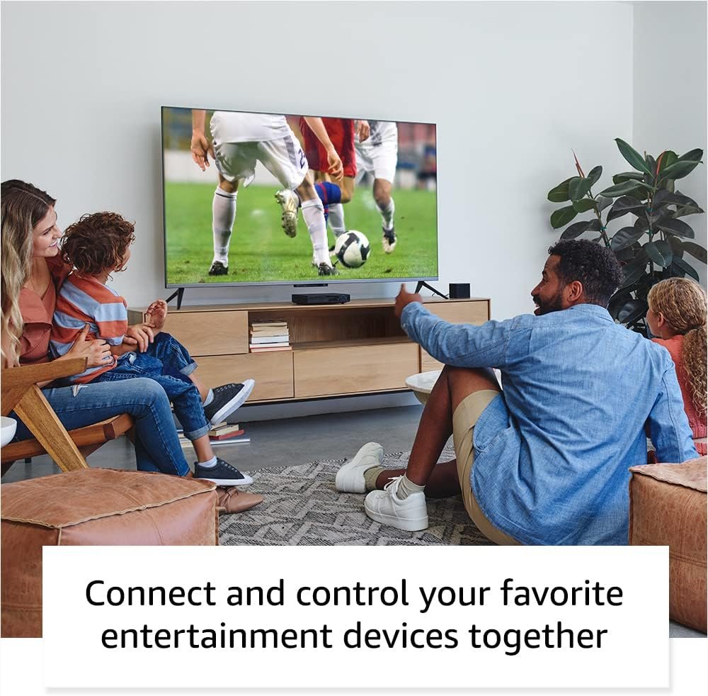 Amazon Fire TV Cube (newest model) with AI-powered Fire TV Search, Hands-free streaming device with Alexa, Wi-Fi 6E, 4K Ultra HD