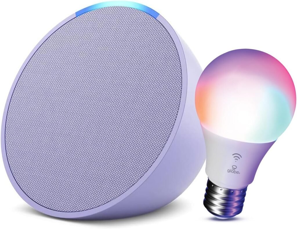 Echo Pop with Globe Electric Smart Color Bulb
