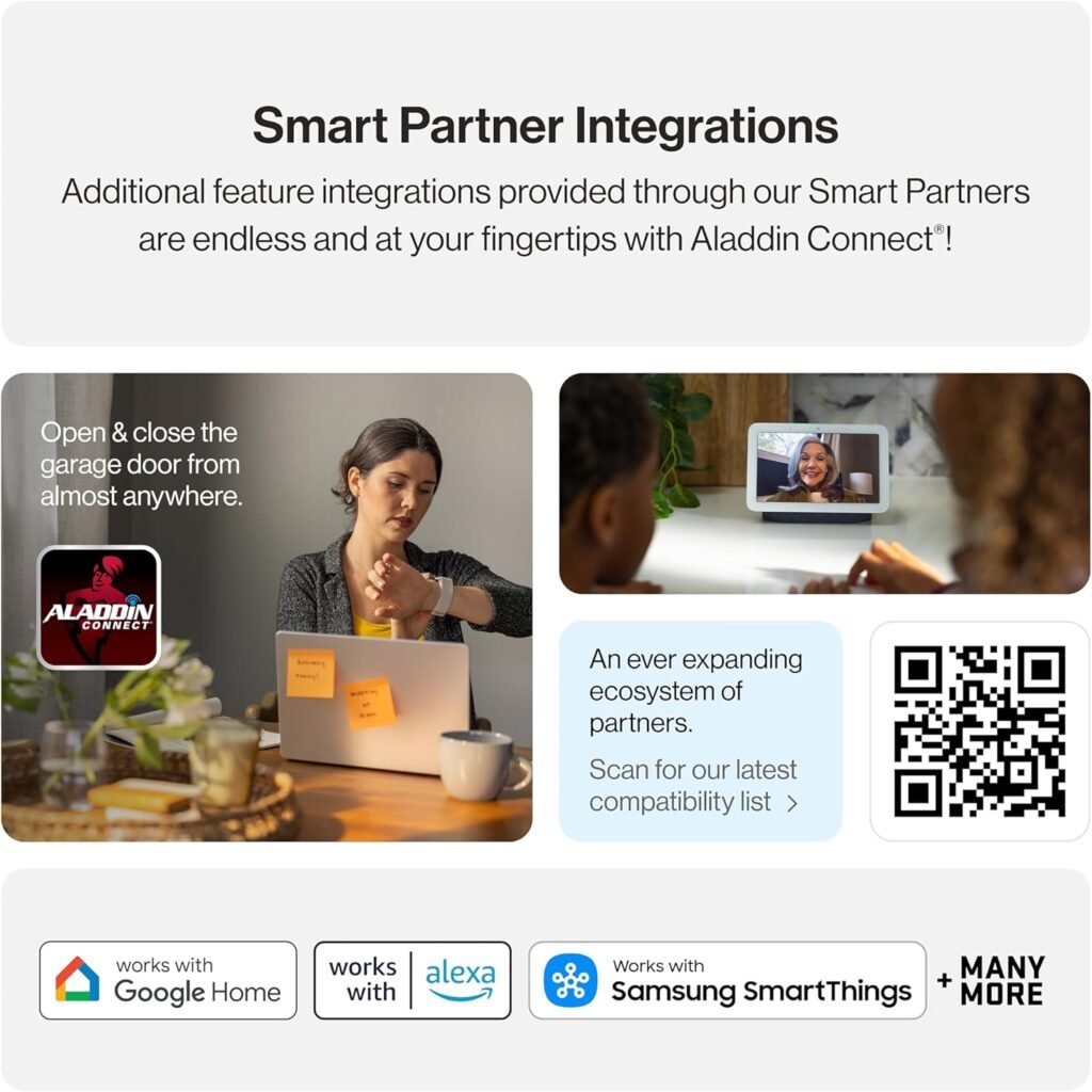 Genie StealthDrive Connect Smart Garage Door Opener, 7155-TKV Ultra- Quiet Belt Drive - Garage Opener works with Alexa