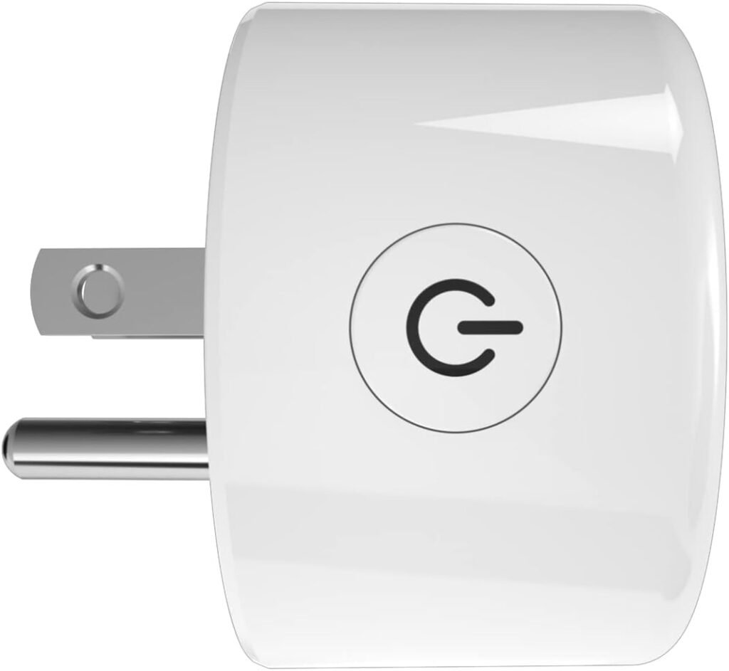 GHome Smart Mini Plug Compatible with Alexa and Google Home, WiFi Smart Outlet Socket Remote Control with Timer Function, Only Supports 2.4GHz Network, No Hub Required, ETL FCC Listed (4 Pack), White