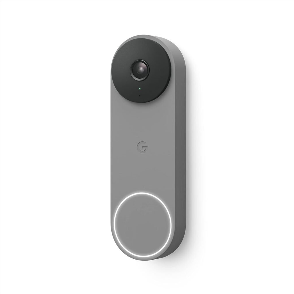 Google Nest Doorbell - (Wired, 2nd Gen) - Wired Video Doorbell Camera - Doorbell Security Camera - Ash Google Nest Doorbell - (Wired, 2nd Gen) - Wired Video Doorbell Camera - Doorbell Security Camera - Ash