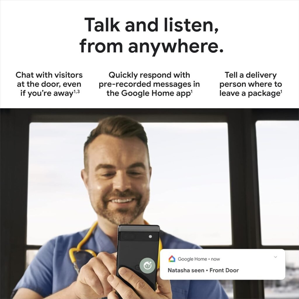 Google Nest Doorbell - (Wired, 2nd Gen) - Wired Video Doorbell Camera - Doorbell Security Camera - Ash Google Nest Doorbell - (Wired, 2nd Gen) - Wired Video Doorbell Camera - Doorbell Security Camera - Ash