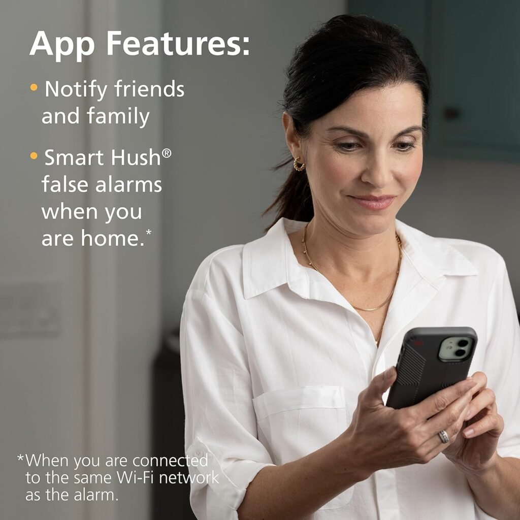 Kidde WiFi Water Leak Detector  Freeze Alarm, Alexa Device, Smart Leak Detector for Homes with App Alerts,White
