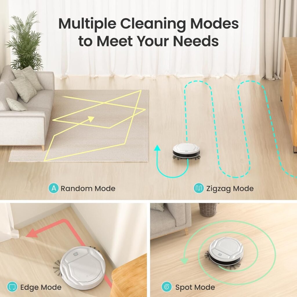 Lefant Robot Vacuum Cleaner, Strong Suction, 120 Mins Runtime, Slim, Low Noise, Automatic Self-Charging, Wi-Fi/App/Alexa Control, Ideal for Pet Hair Hard Floor and Daily Cleaning, M210 Lefant Robot Vacuum Cleaner, Strong Suction, 120 Mins Runtime, Slim, Low Noise, Automatic Self-Charging, Wi-Fi/App/Alexa Control, Ideal for Pet Hair Hard Floor and Daily Cleaning, M210