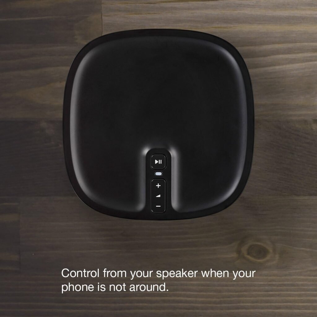 SONOS Play:1 Compact Wireless Speaker for Streaming Music. Compatible with Alexa. (Black) (Renewed)
