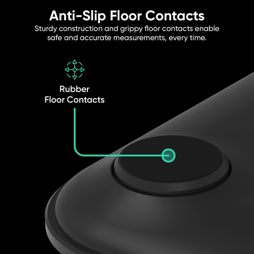 Wyze Smart Scale, Scale for Body Weight, Digital Bathroom Scale for Body Fat, BMI, and Heart Rate, Body Composition Analyzer with App, Batteries Included, Bluetooth, 400 lb, Black