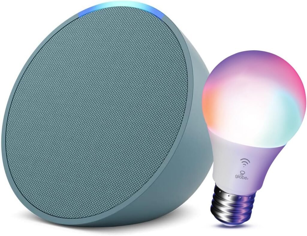 Echo Pop with Globe Electric Smart Color Bulb
