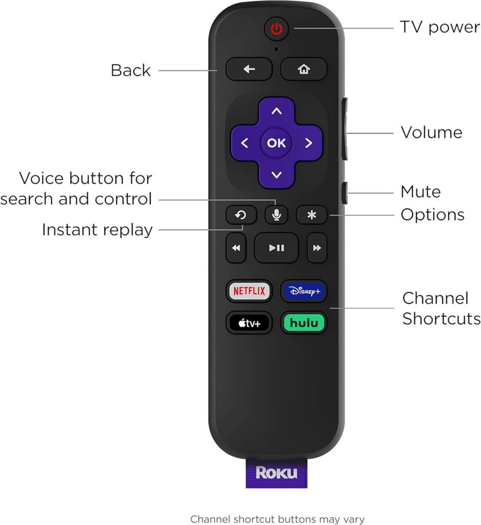 Roku Streaming Stick+ | HD/4K/HDR Streaming Device with Long-range Wireless and Roku Voice Remote with TV Controls