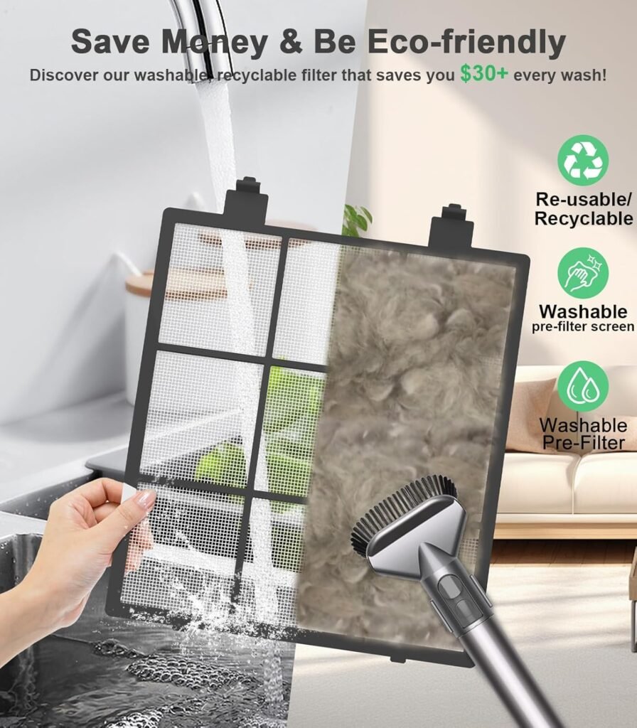 Air Purifier,FRESHDEW Air Purifiers for Home Up to 2300ft² With Smart WiFi,Air Sensors,Double-sided Air Inlet,H14 True HEPA Air Washable Filters,Odor,Smoke,Dust,Pollen,Pet Dander with Timer 22dB