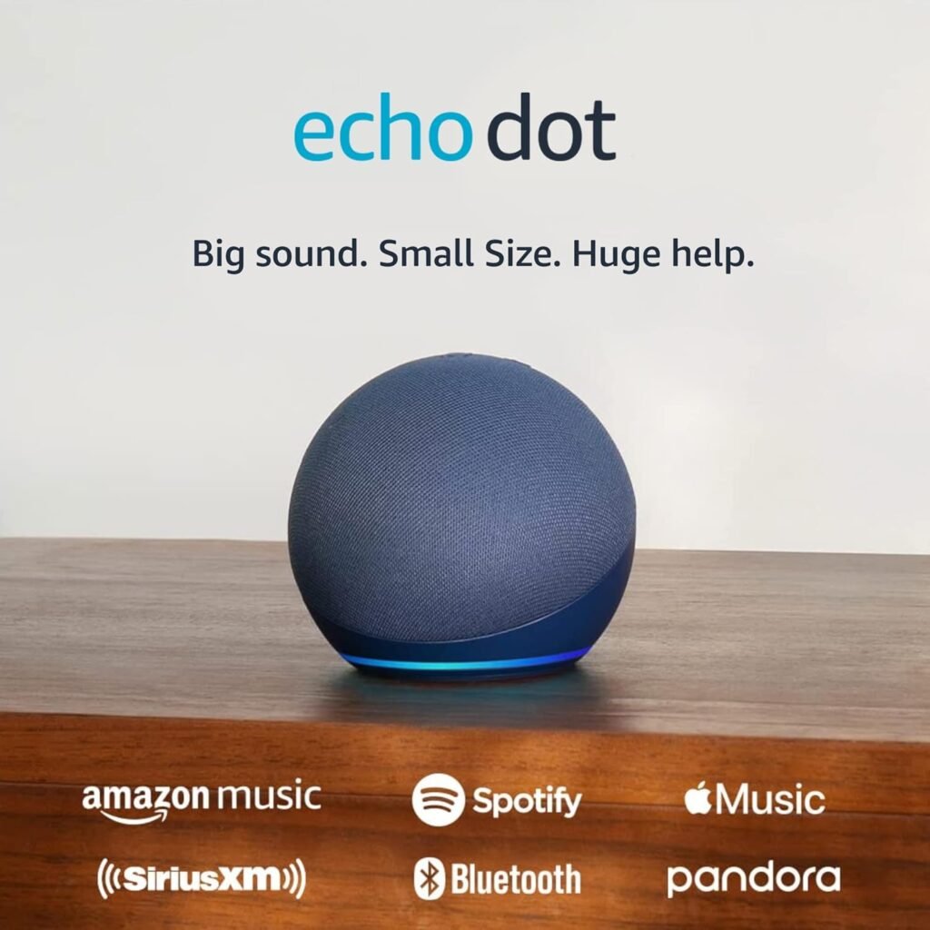 Echo Dot (5th Gen) | Charcoal with Echo Buds (2023 Release) | Black