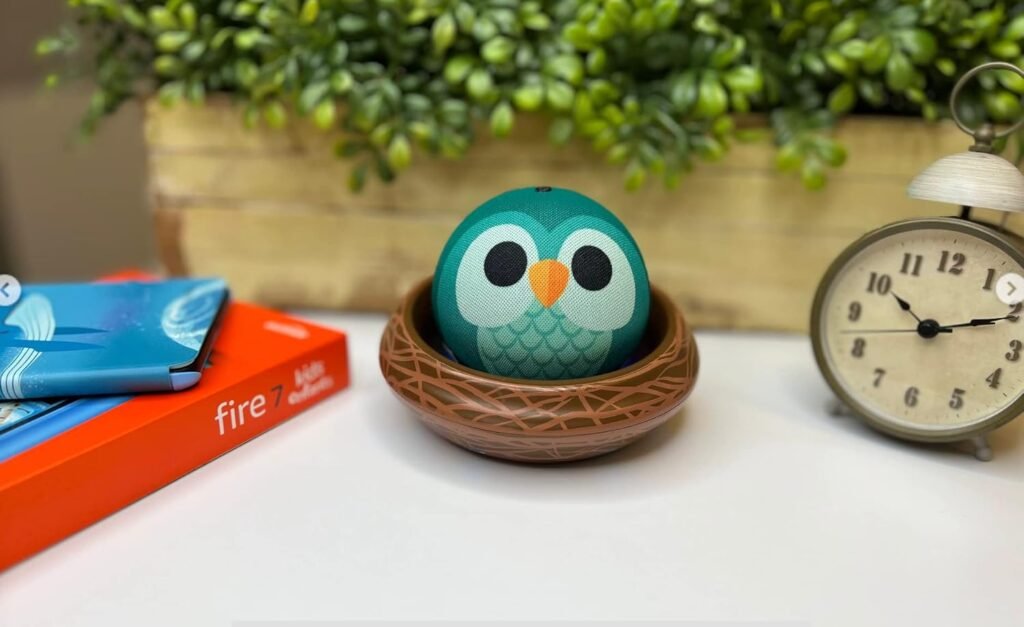 Echo Dot (5th Gen) Kids and Readyland Alexa Interactive Book Bundle | Owl