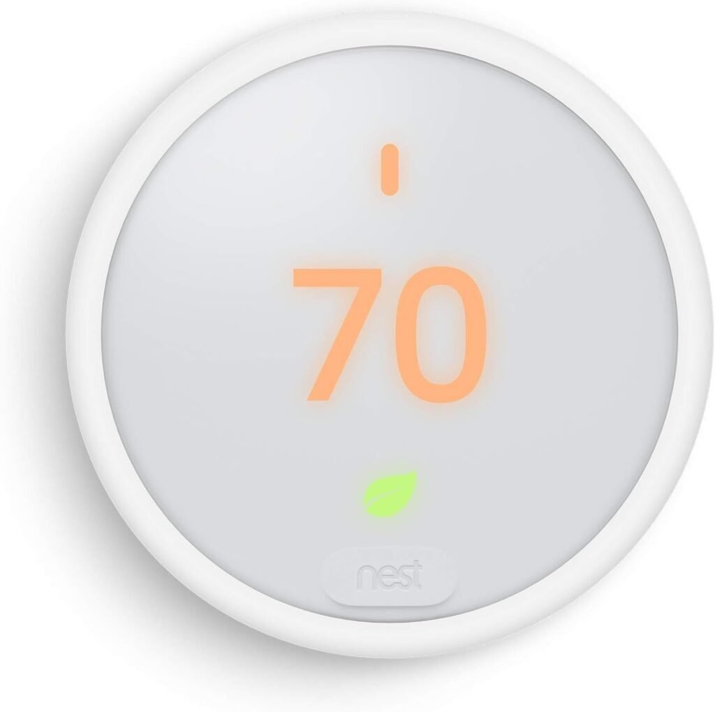 Google Nest Thermostat - Programmable Smart Learning Thermostat with Easy Installation and Trim Kit Bundle, White