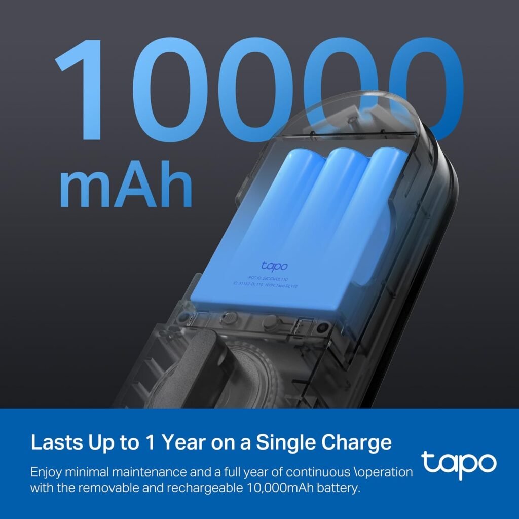 TP-Link Tapo Smart Door Lock, Deadbolt | Keyless Entry, Fingerprint Recognition, Touchscreen Keypad in-App Monitoring with Scheduled Access | 1-Year Rechargeable Battery | BHMA Grade 2 | Tapo DL110 TP-Link Tapo Smart Door Lock, Deadbolt | Keyless Entry, Fingerprint Recognition, Touchscreen Keypad in-App Monitoring with Scheduled Access | 1-Year Rechargeable Battery | BHMA Grade 2 | Tapo DL110