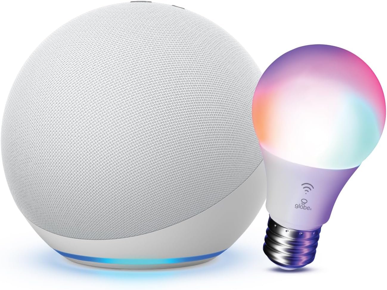 Echo Dot with Globe Electric Smart Color Bulb Review
