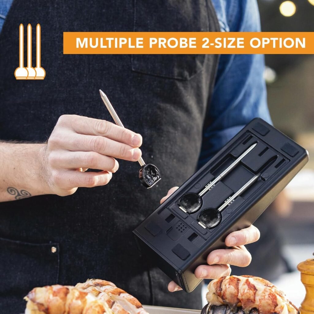 ProTemp Plus Next-Gen Wireless Meat Thermometer Digital Unlimited Range Bluetooth  WiFi Enabled Smart Cooking Grilling Smoker BBQ Oven Kitchen Rotisserie (Stand + 1 Probe)