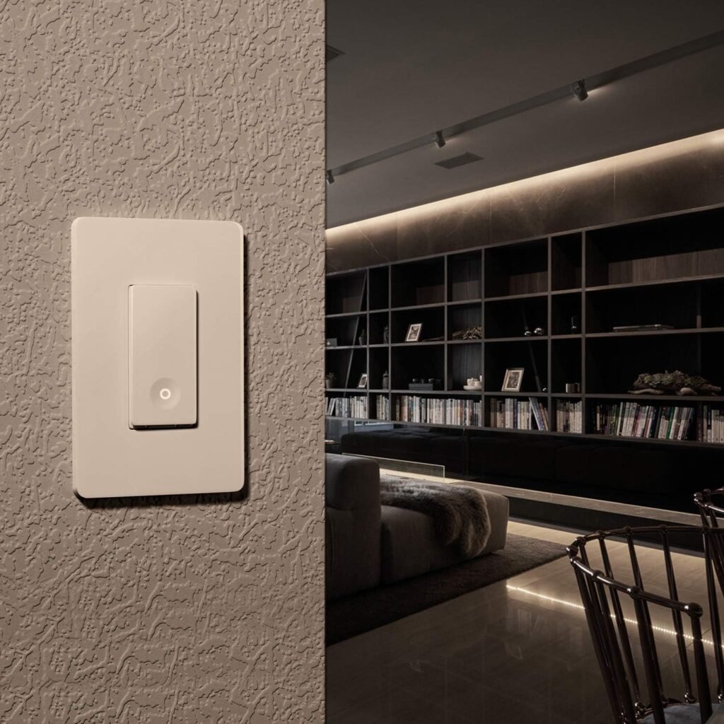 TREATLIFE Smart Switch 4 Pack, 2.4Ghz Smart Light Switch WiFi Light Switch Single-Pole, Neutral Wire Required, Works with Alexa, Google Home and SmartThings, Smart Home Remote Control, FCC Listed