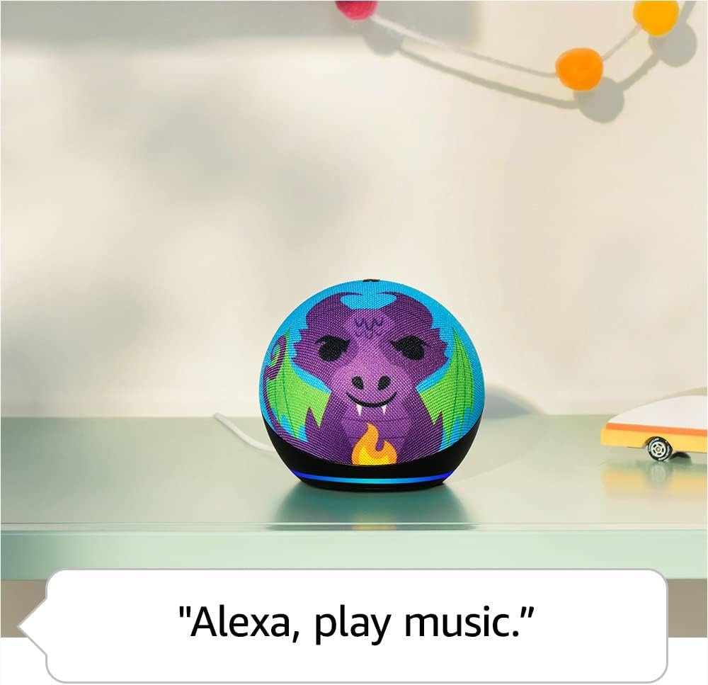 Echo Dot (5th Gen) Kids Owl with Echo Glow