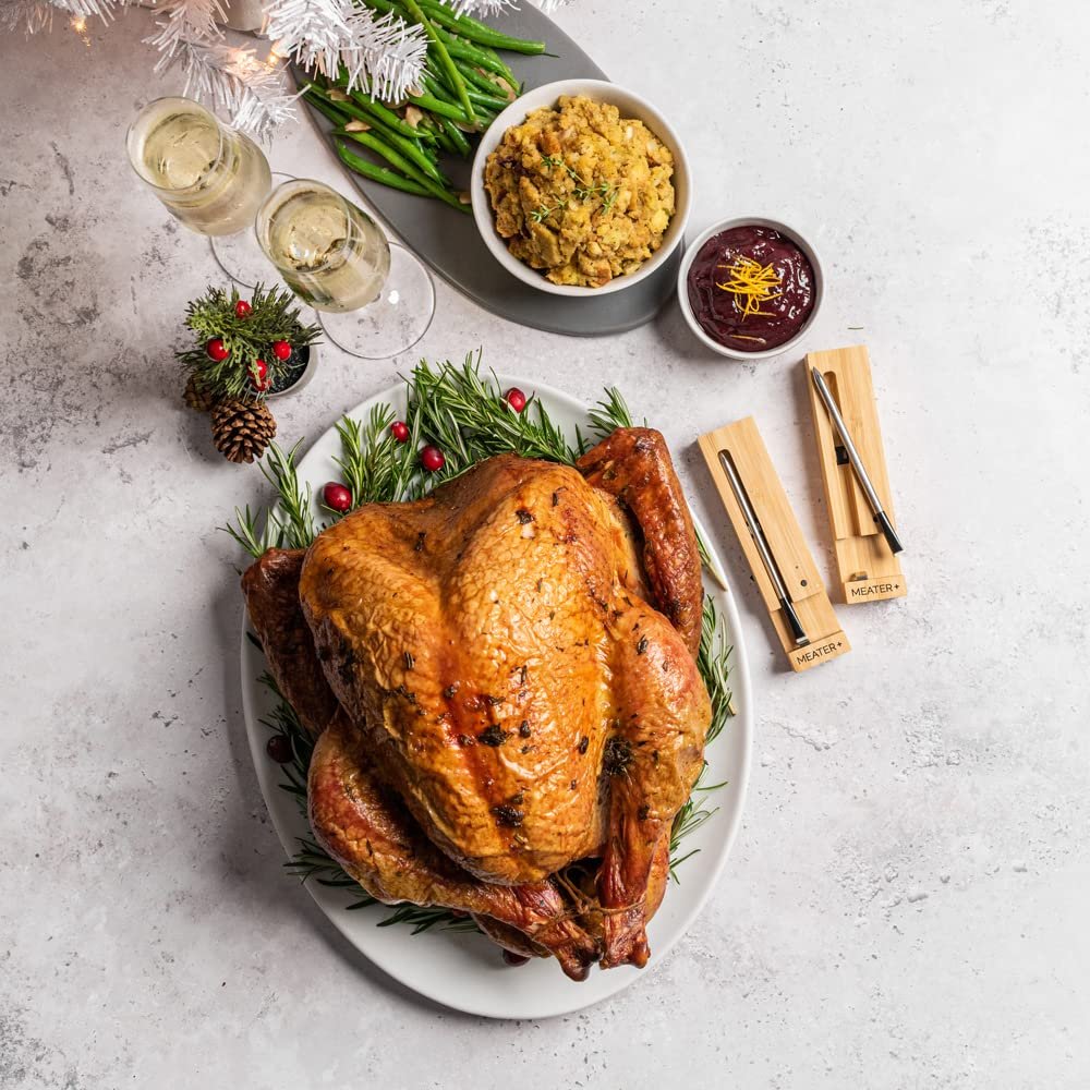 MEATER Plus Wireless Smart Meat Thermometer Dual Bundle: 2 Probes for the Oven, Grill, BBQ, Smoker, Kitchen, and Rotisserie | Perfect for Cooking, Grilling Gifting MEATER Plus Wireless Smart Meat Thermometer Dual Bundle: 2 Probes for the Oven, Grill, BBQ, Smoker, Kitchen, and Rotisserie | Perfect for Cooking, Grilling Gifting