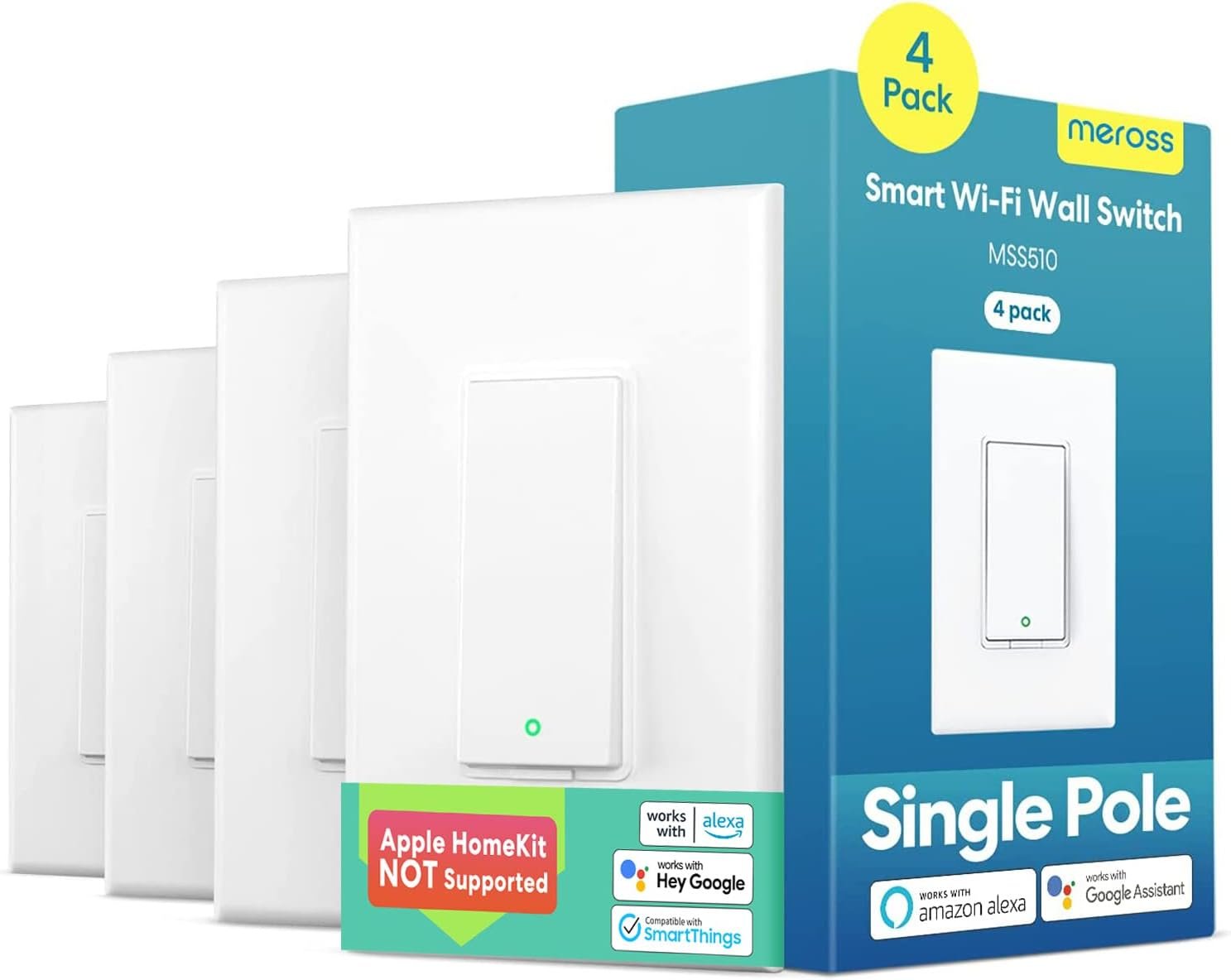 meross Alexa Compatible Light Switch review
