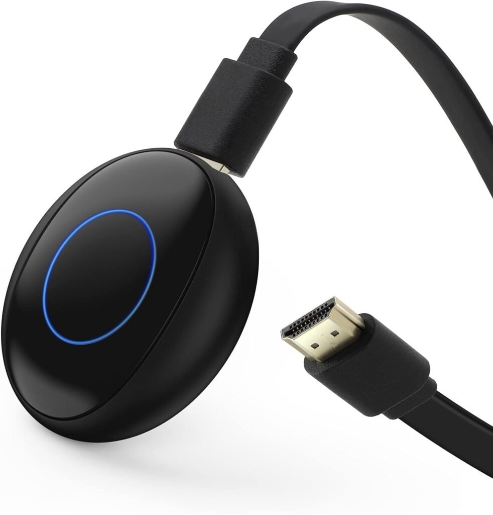 Wireless HDMI Display Dongle Adapter - Instant Streaming from Laptop, PC, Smartphone to HDTV/Projector - No Setup, No App Needed - Compatible with iOS, Android, Windows, MacOS