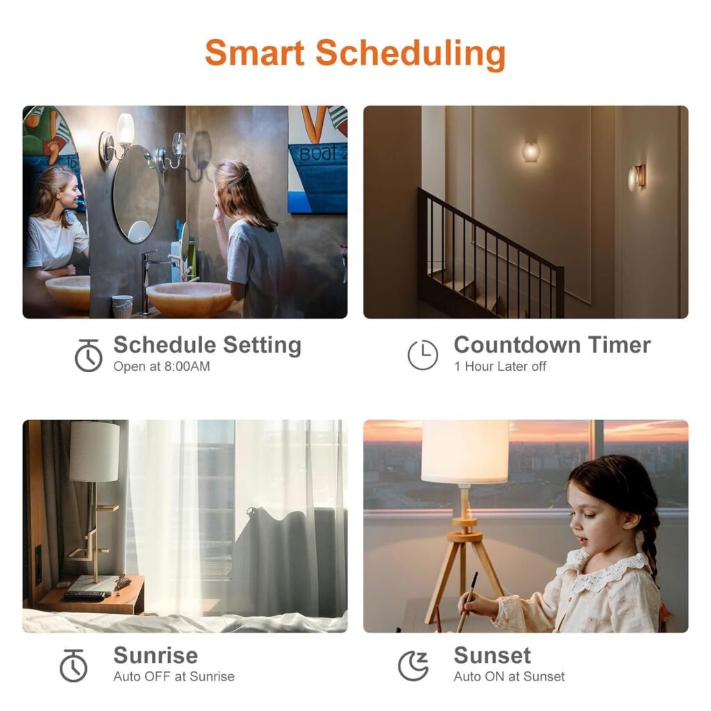 Eva Logik Smart Toggle Light Switch, Single Pole  3 Way, Dimmer, Aluminium Plate, 2.4G WiFi Dimmer Light Switch, Needs Neutral Wire, Works with Alexa/Google Home, No Hub Required, ETL and FCC Listed