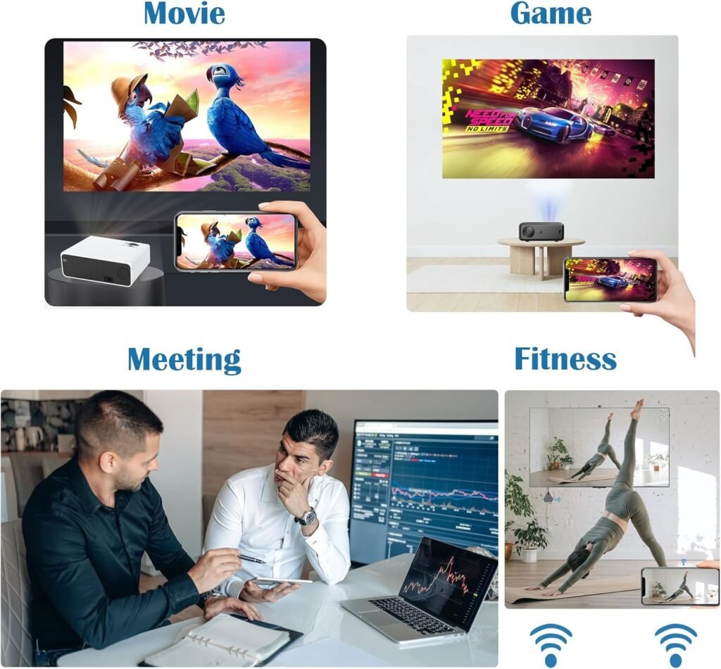 P2P 4K HD Streaming Screen Mirroring Device 2.4/5GHz Wireless HDMI Adapter Display Dongle for iPhone MacOS iPad Android to TV Projector Wireless Display Adapter Streaming Screen Mirroring