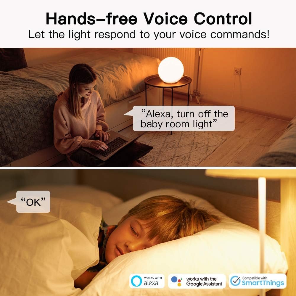 TREATLIFE Single Pole Smart Light Switch, Neutral Wire Required, 2.4GHz Wi-Fi Light Switch, Smart Switch Works with Alexa and Google Home, Schedule, Remote Control